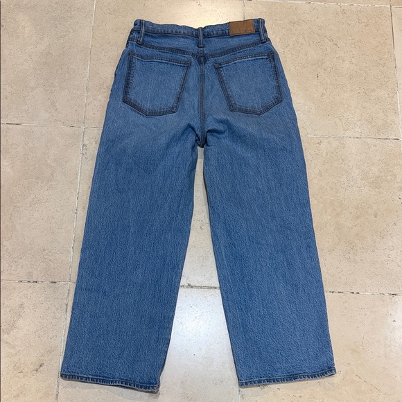 Madewell Blue Perfect Vintage Wide Leg  Crop Jeans - Picture 2 of 7